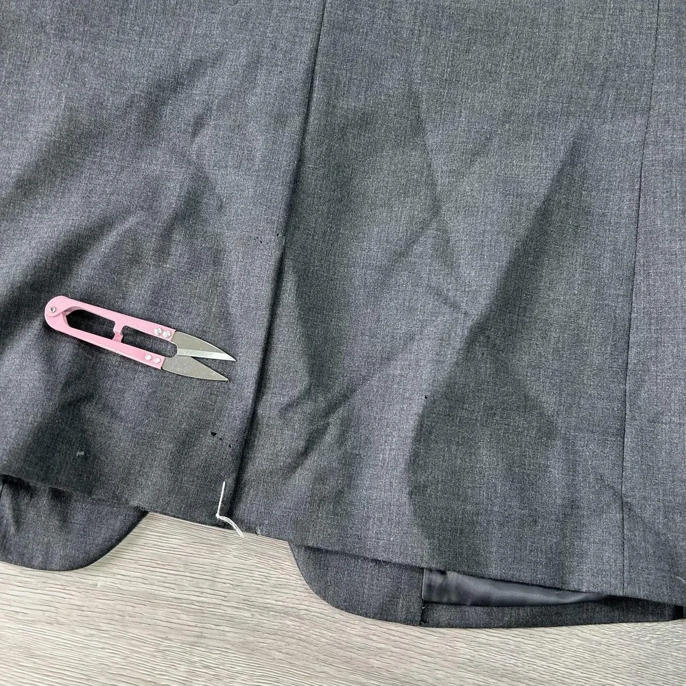 Jos. A. Bank Blazer Mens 42L Gray Classic Collection Wool 2‎ Button Sport Coat